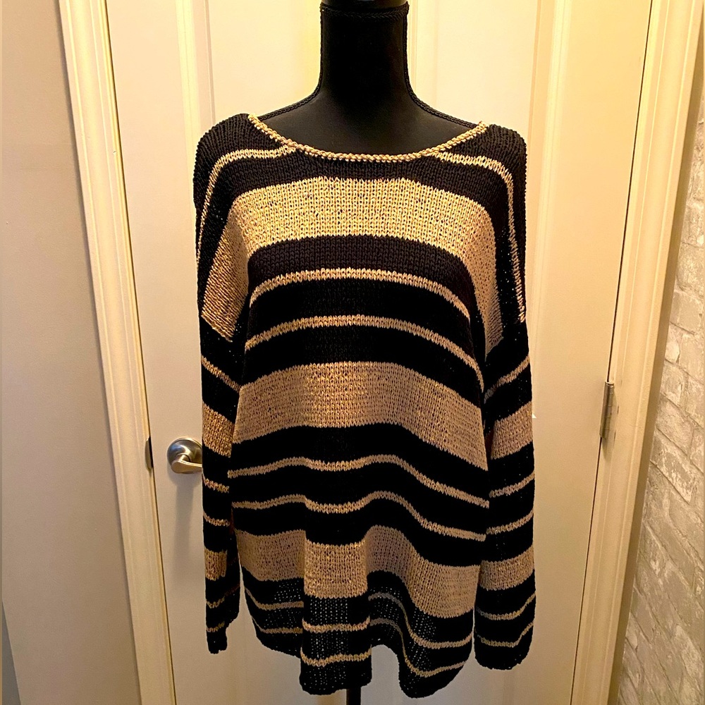Jones NY Over Sized Airy Weaved Seasonal Sweater